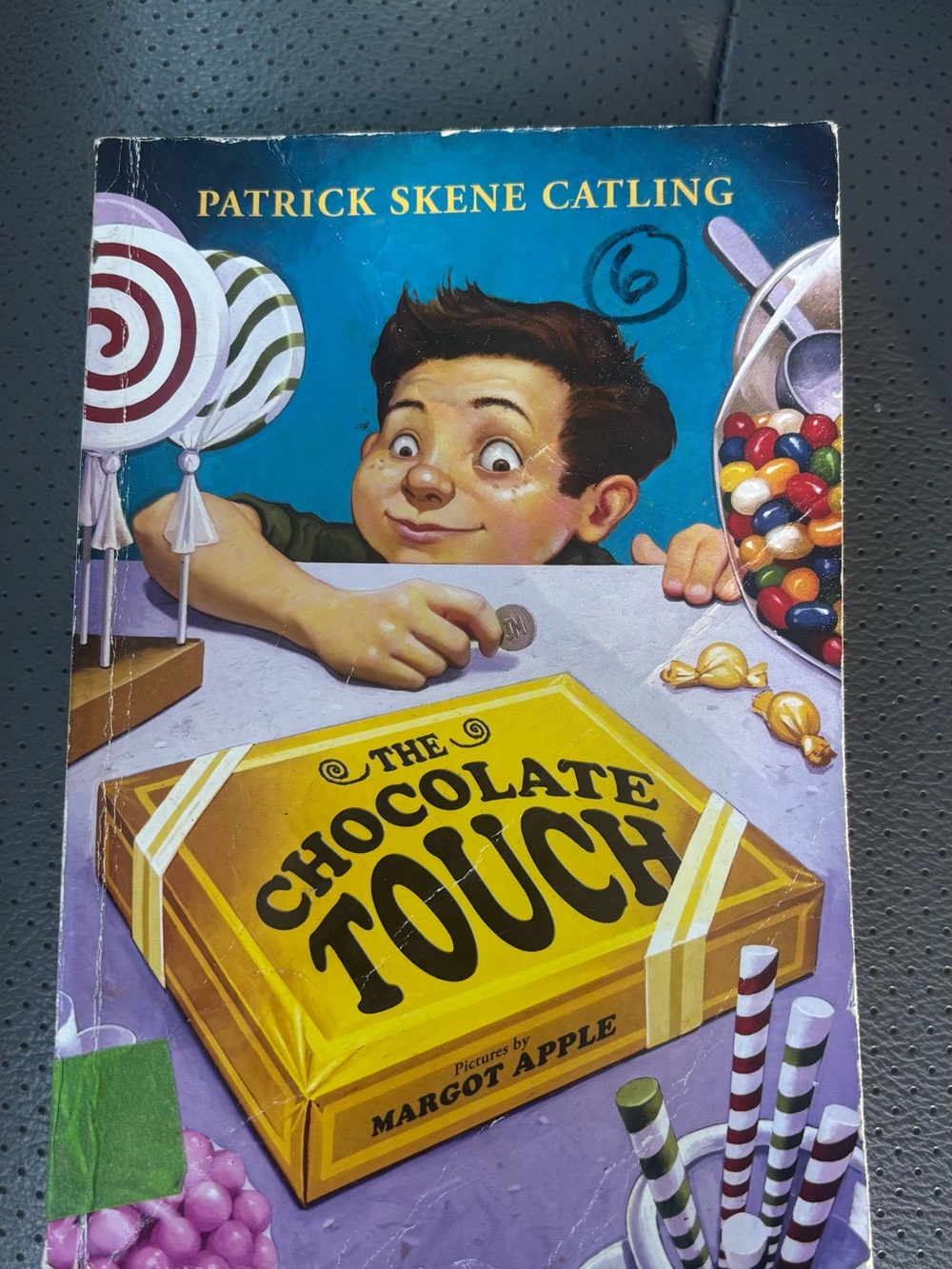 The Chocolate Touch by Patrick Skene Catling - Yellow Cover Hardcover